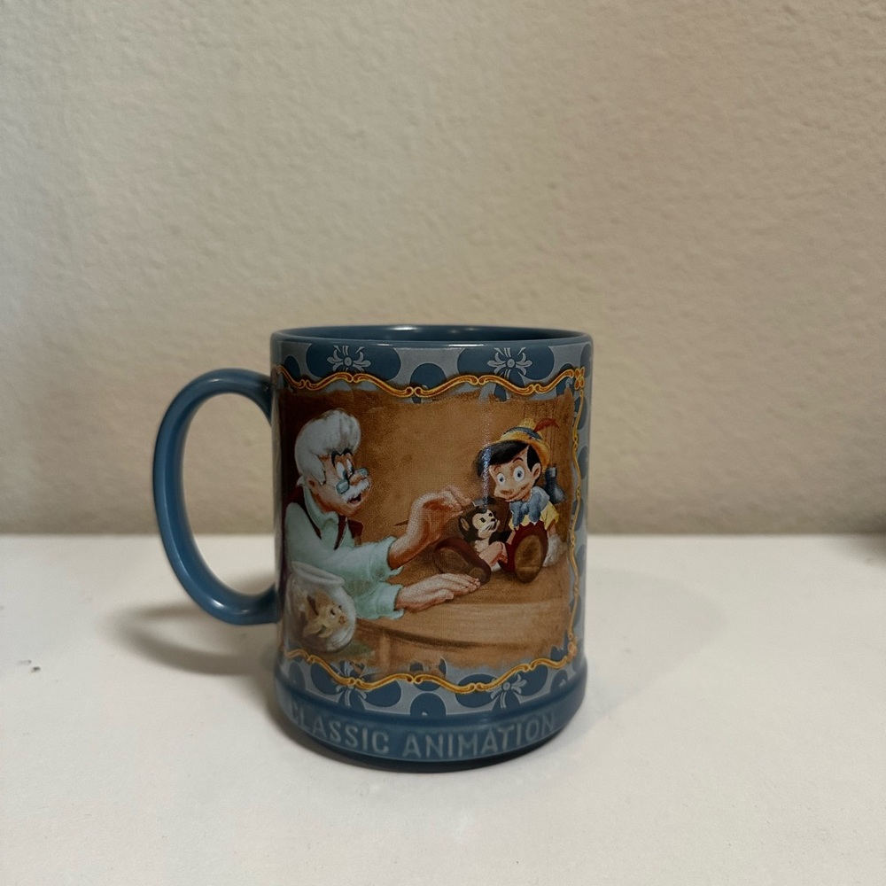 Classic Animation Pinocchio Blue Mug